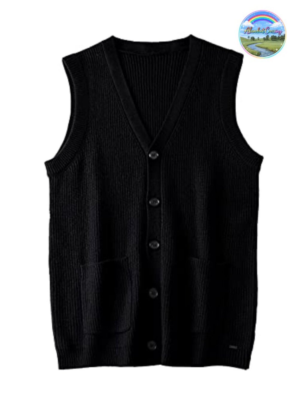 Men's Merino Wool Blend Button-Front Sweater Vest Lightweight Knit Layering